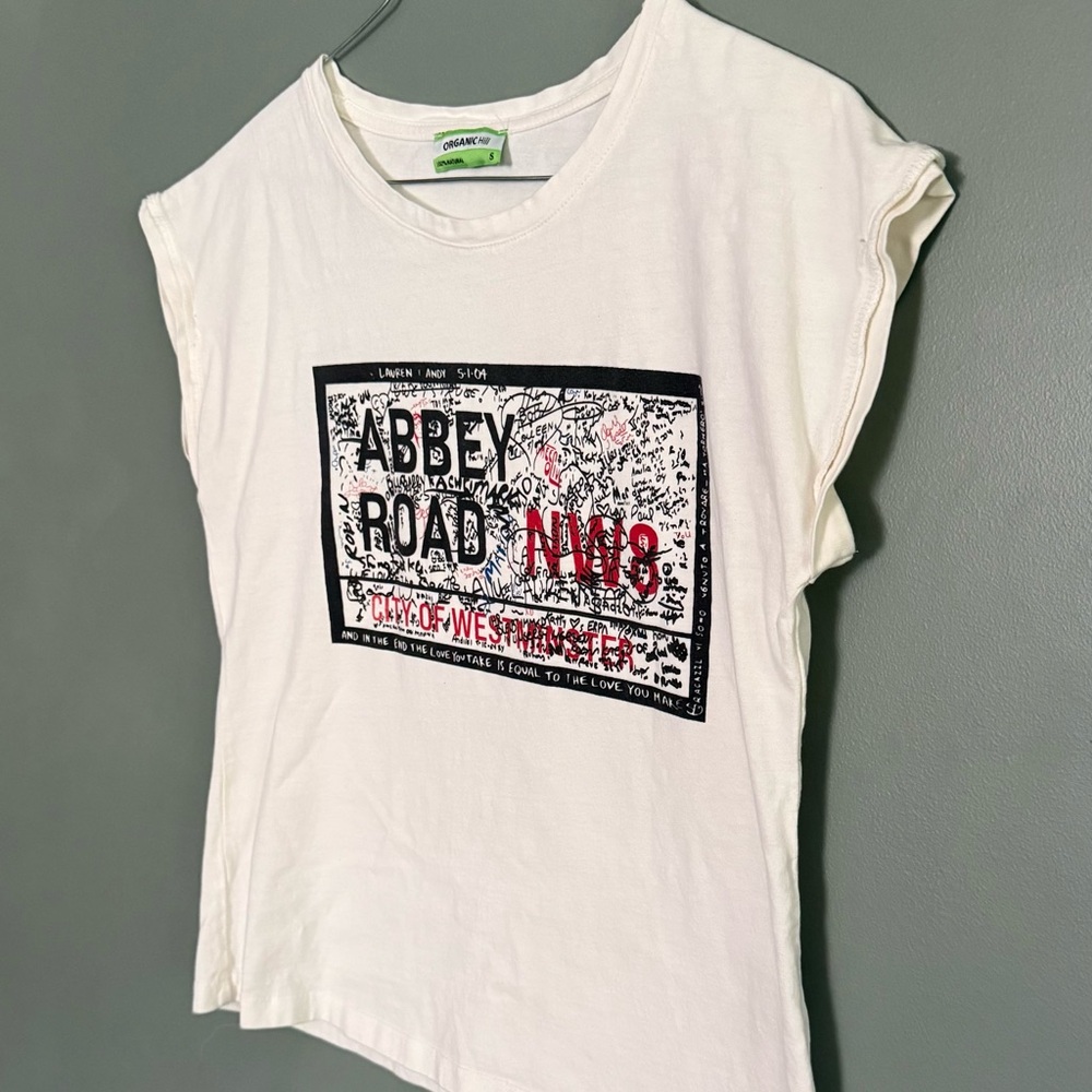 Women's Sm, Organic Cotton The Beatles Abbey Road Street Sign, London NW8